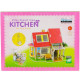 Puzzle 3D 81 el. drewniany dom z meblami dv180 an09 Anek Kitchen 