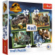 PUZZLE 4W1 (35,48,64,70)  GROŹNE DINOZAURY JURASSIC WORLD 34607