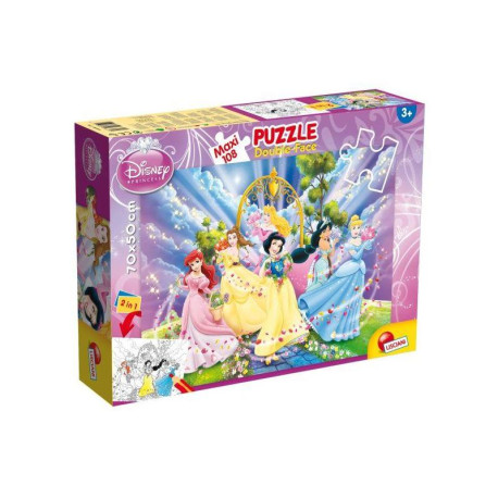 KSIĘŻNICZKI DISNEY MAXI PUZZLE DWUSTRONNE 108 ELEMENTÓW 3+ OUTLET