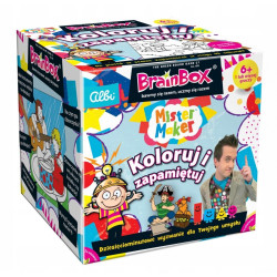 BrainBox Koloruj i zapamiętaj Edukacyjna gra pamięciowa Brain Box memory 6+
