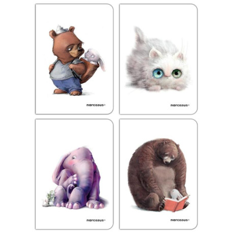 ZESZYT W KRATKĘ Z MARGINESEM 32 KARTKI A4