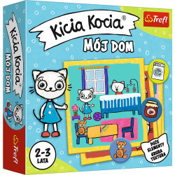 KICIA KOCIA MÓJ DOM Gra edukacyjna loteryjka 2+