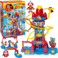 SuperThings Training Tower Zestaw Wieża Treningowa + 2 Figurki Kolekcjonerskie Światło Dźwięk