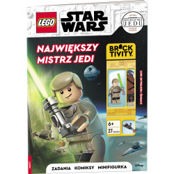 LEGO STAR WARS NAJWIĘKSZY MISTRZ JEDI! + Figurka Luke Skywalker i ścigacz 6+