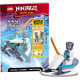 LEGO NINJAGO NINJA LODU + Figurka Zane i lodowy ślizgacz 6+
