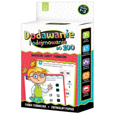 DODAWANIE I ODEJMOWANIE DO 100. MAGICZNE KARTY TERMICZNE Outlet