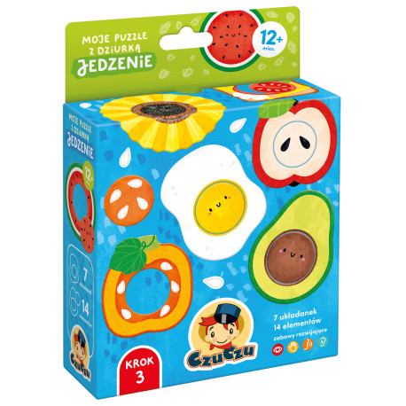 CzuCzu Moje puzzle z dziurką Jedzenie 12m+ Outlet