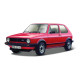 BBURAGO MODEL VOLKSWAGEN GOLF MK1 GTI 1979 RED 1:24 Outlet
