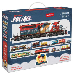 UKŁADAM POCIĄG PUZZLE 108 ELEMENTÓW CZUCZU 5+ Outlet