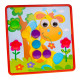 UKŁADANKA MOZAIKA GUZICZKOWA KREATYWNA EDUKACYJNA DLA MALUSZKA SMILY PLAY Outlet