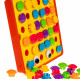 UKŁADANKA MOZAIKA GUZICZKOWA KREATYWNA EDUKACYJNA DLA MALUSZKA SMILY PLAY Outlet