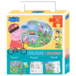 UKŁADAJ I KOLORUJ. ŚWINKA PEPPA Outlet