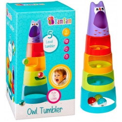 AKTYWNA PIRAMIDKA WIEŻA KUBECZKI SOWA - BAM BAM 9m+ Outlet