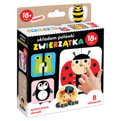 PUZZLE UKŁADAM POŁÓWKI ZWIERZĄTKA CZUCZU Outlet
