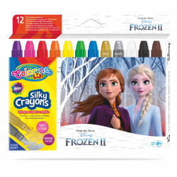KREDKI ŻELOWE WYKRĘCANE FROZEN COLORINO KIDS 12 KOLORÓW Outlet