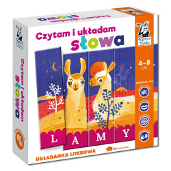 Kapitan Nauka. Czytam i układam słowa. Układanka literowa Outlet