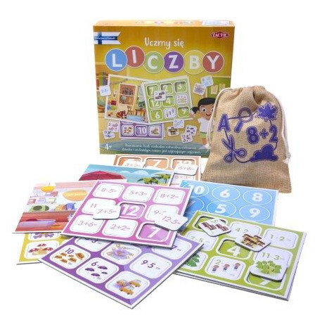 UCZMY SIĘ: LICZBY GRA EDUKACYJNA 4+