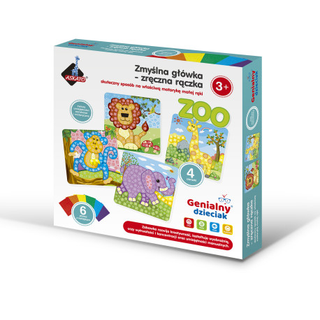 GENIALNY DZIECIAK ZMYŚLNA GŁÓWKA ZRĘCZNA RĄCZKA 113708 OUTLET