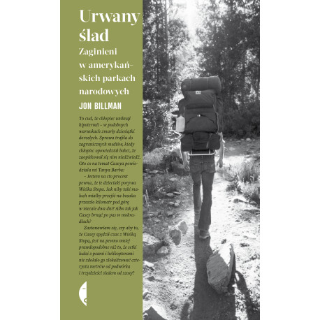 URWANY ŚLAD. ZAGINIENI W AMERYKAŃSKICH PARKACH NARODOWYCH