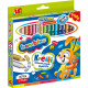 KREDKI OŁÓWKOWE BAMBINO 18 KOLORÓW Z TEMPERÓWKĄ