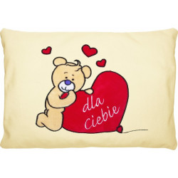 PLUSZOWA PODUSZKA "Dla Ciebie" 23x34cm 
