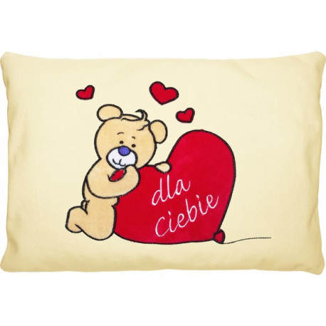 PLUSZOWA PODUSZKA "Dla Ciebie" 23x34cm 