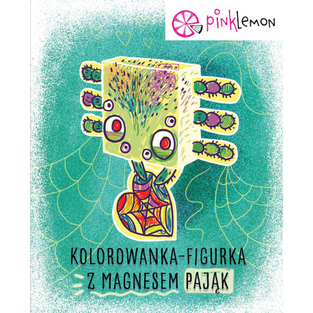 FIGURKA Z MAGNESEM ZWIERZAK DO KOLOROWANIA PAJĄK Outlet