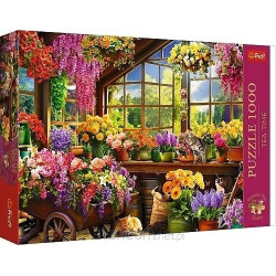 PUZZLE 1000 PREMIUM PLUS TEA TIME PRZYGOTOWANIA DO WIOSNY (opakowanie uszkodzone) 10840 Outlet