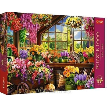PUZZLE 1000 PREMIUM PLUS TEA TIME PRZYGOTOWANIA DO WIOSNY (opakowanie uszkodzone) 10840 Outlet