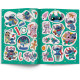 DISNEY STITCH KOLOROWANKA Z NAKLEJKAMI NA-9137