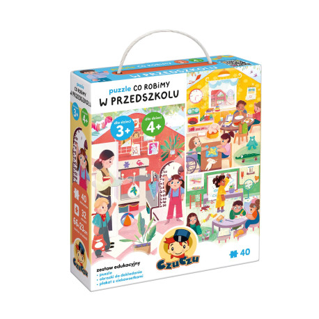 PUZZLE CO ROBIMY W PRZEDSZKOLU CZUCZU 3+ 4+