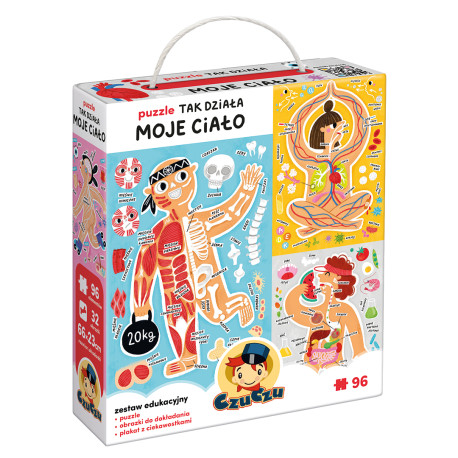 PUZZLE TAK DZIAŁA MOJE CIAŁO CZUCZU 5+