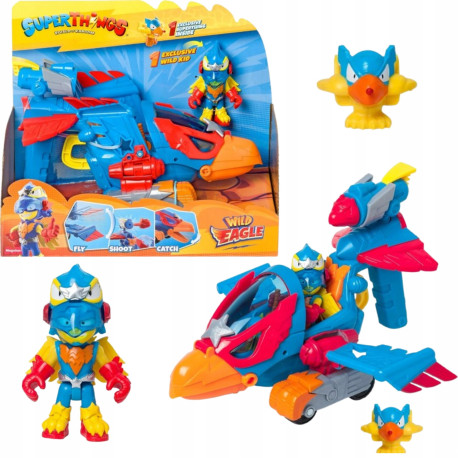 SUPERTHINGS ZINGS POJAZD ORZEŁ SAMOLOT WILD EAGLE JET KAZOOM KID Outlet