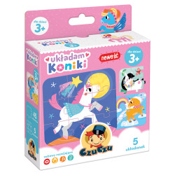 PUZZLE UKŁADAM KONIKI CZUCZU