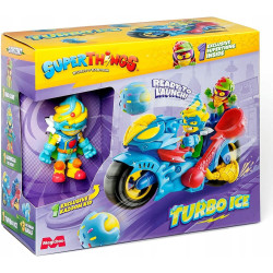 Super Things Zings Superthings Pojazd TURBO ICE + Kazoom KID Figurki OUTLET
