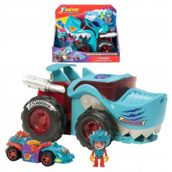 T-RACERS T-SHARK MEGA WHEELS REKIN WYRZUTNIA SAMOCHODÓW + AUTKO I KIEROWCA Outlet