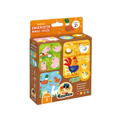 PUZZLE ZWIERZĘTA MAŁE I DUŻE CZUCZU