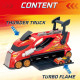 T-RACERS MIX&#039;N RACE THUNDER TRUCK CIĘŻARÓWKA Z WYRZUTNIĄ 3W1 POJAZDY Outlet