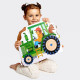 PUZZLE 24 elementy MOTO TRAKTOR CZUCZU 2+ 3+