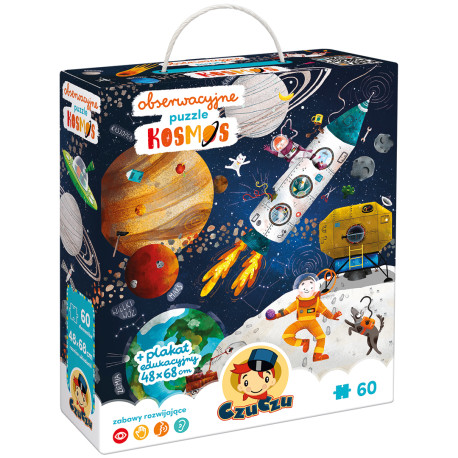 PUZZLE 60 OBSERWACYJNE KOSMOS CZUCZU 4+ 
