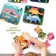 PUZZLE FANTASTYCZNE DINOZAURY CZUCZU