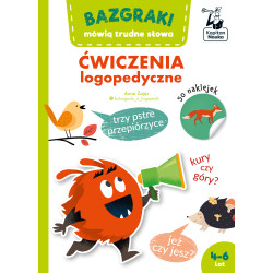 BAZGRAKI MÓWIĄ TRUDNE SŁOWA. ĆWICZENIA LOGOPEDYCZNE. BAZGRAKI Anna Zając
