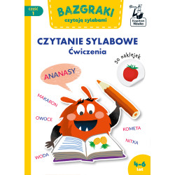 BAZGRAKI CZYTAJĄ SYLABAMI. CZYTANIE SYLABOWE. ĆWICZENIA. BAZGRAKI. CZĘŚĆ 1