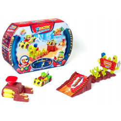 T-RACERS ZESTAW EAGLE JUMP WYRZUTNIA WYSKOCZNIA POJAZD + FIGURKA 015698 Outlet