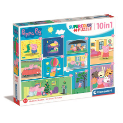 PUZZLE 10W1 SUPER KOLOR PEPPA PIG 20271 Outlet