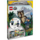ZESTAW FANA LEGO JURASSIC WORLD + 2 Figurki + 3 Książki 