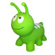 JUMPY Hopper Skoczek Zielony Robaczek do zabawy