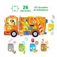 PUZZLE 26 Elementów MOTO ŚMIECIARKA CZUCZU 2+ 3+ Outlet