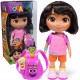 Dora Poznaje Świat Zestaw Lalka Interaktywna Dora 30 cm 10+ dźwięków Nickelodeon OUTLET