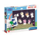 Puzzle 60 el. Happy color. Świnka Peppa Clementoni